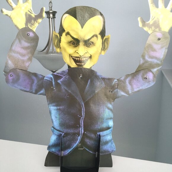 Vintage Halloween Die Cut Paper Vampire Jointed Decor Table Party Beistle - Picture 11 of 11